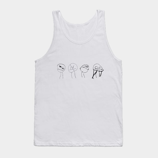 Silly Kids Tank Top by Whettpaint